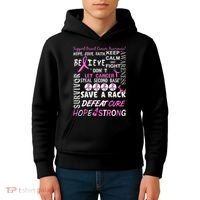 Breast Cancer Awareness Mash-Up Kids Hoodie thumb 4