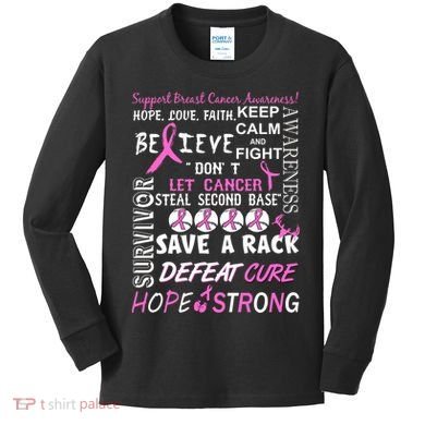 Breast Cancer Awareness Mash-Up Kids Long Sleeve Shirt