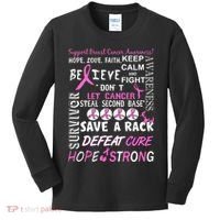 Breast Cancer Awareness Mash-Up Kids Long Sleeve Shirt thumb 0