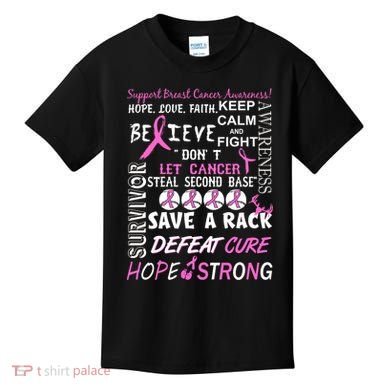 Breast Cancer Awareness Mash-Up Kids T-Shirt