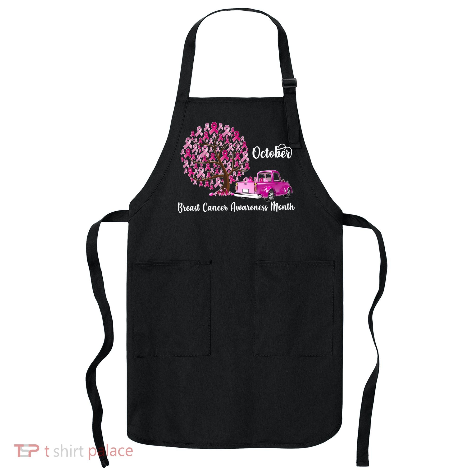 Breast Cancer Awareness Month October Roots Apron