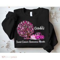 Breast Cancer Awareness Month October Roots Sweatshirt thumb 2
