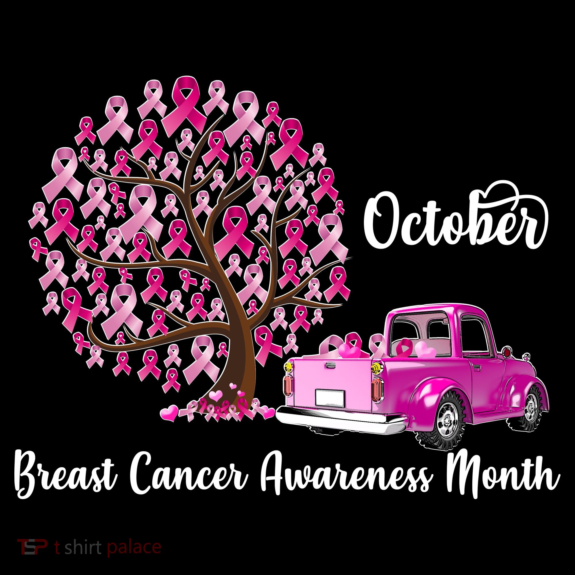 Breast Cancer Awareness Month October Roots T-Shirt