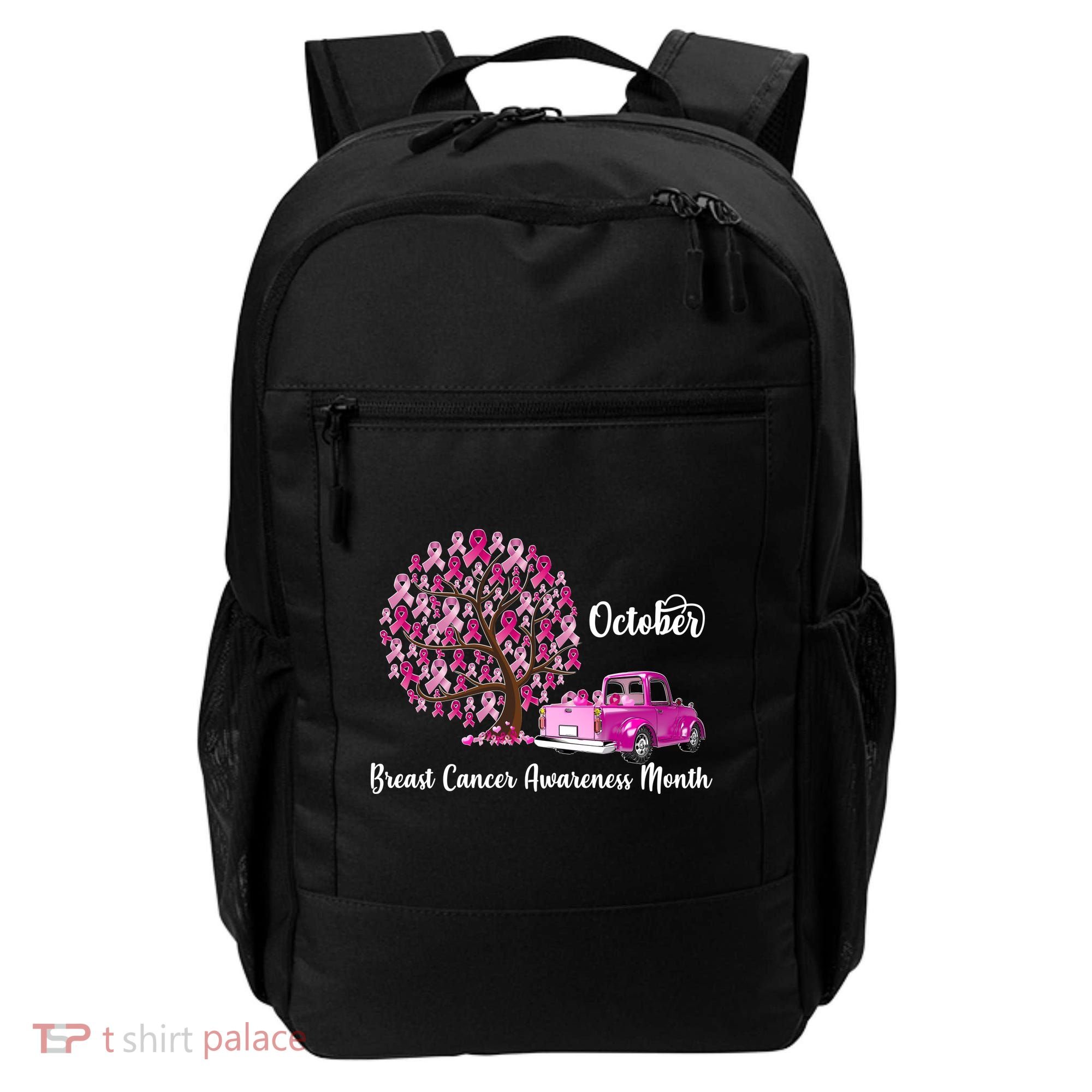 Breast Cancer Awareness Month October Roots Backpack