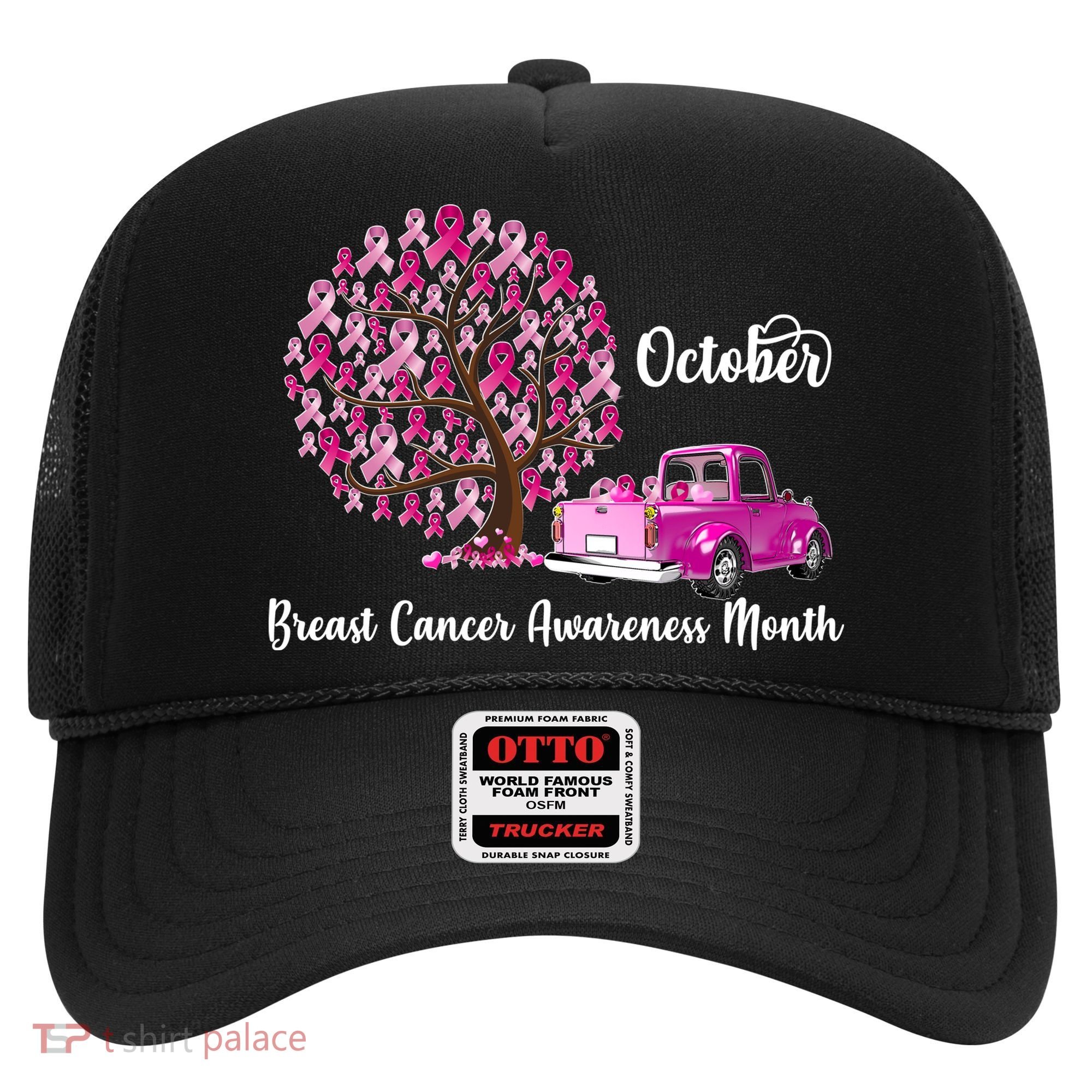 Breast Cancer Awareness Month October Roots Hat