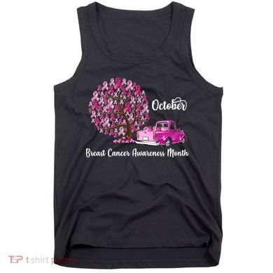 Breast Cancer Awareness Month October Roots Tank Top