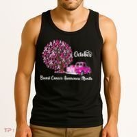 Breast Cancer Awareness Month October Roots Tank Top thumb 3