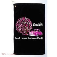 Breast Cancer Awareness Month October Roots Golf Towel thumb 0