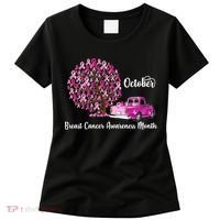 Breast Cancer Awareness Month October Roots Women's T-Shirt thumb 0