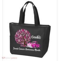 Breast Cancer Awareness Month October Roots Tote Bag thumb 3