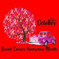 Breast Cancer Awareness Month October Roots Santa Hat thumb 1