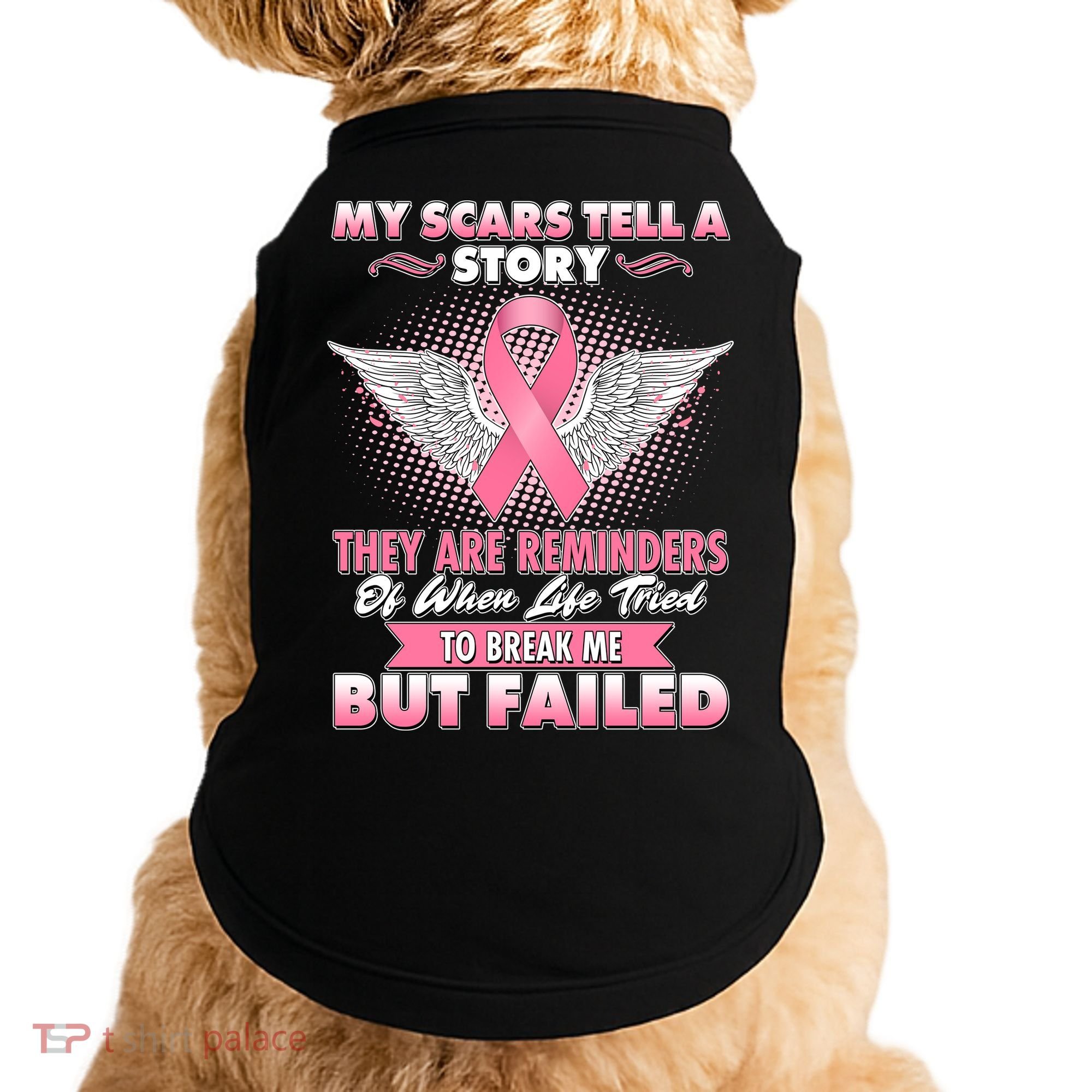 Breast Cancer Awareness My Scars Tell A Story Doggie Tank