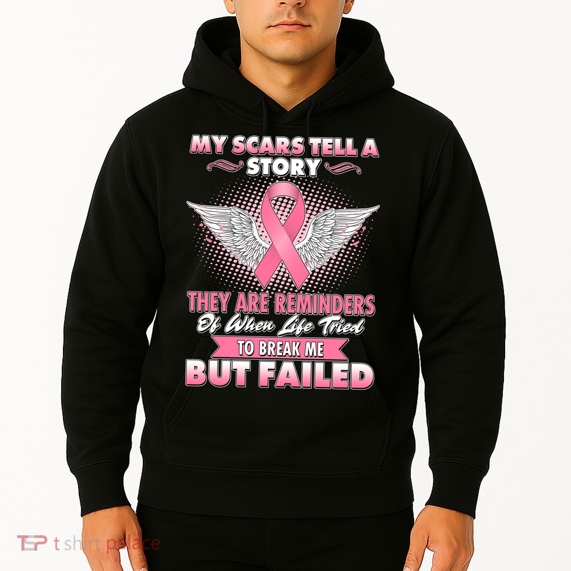 Breast Cancer Awareness My Scars Tell A Story Hoodie