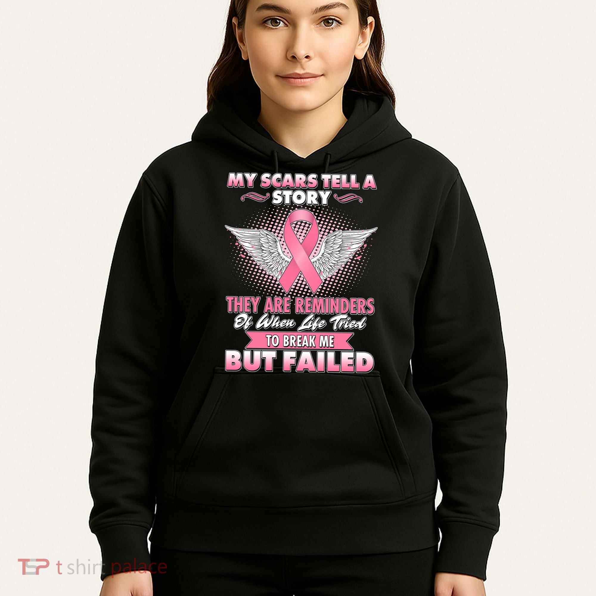 Breast Cancer Awareness My Scars Tell A Story Hoodie