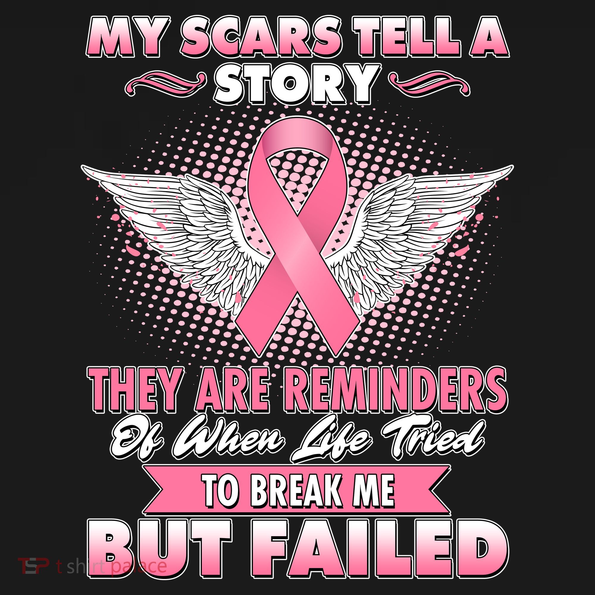 Breast Cancer Awareness My Scars Tell A Story Long Sleeve Shirt