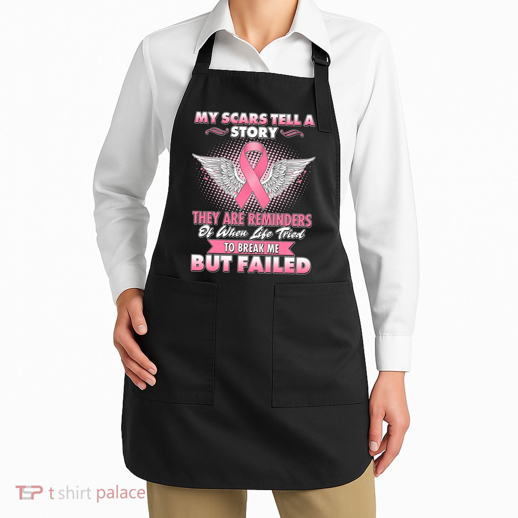 Breast Cancer Awareness My Scars Tell A Story Apron