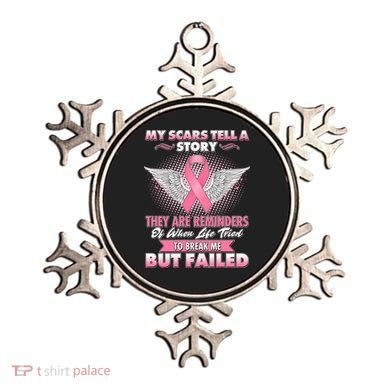 Breast Cancer Awareness My Scars Tell A Story Ornament