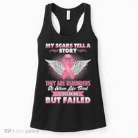 Breast Cancer Awareness My Scars Tell A Story Women's Tank Top thumb 0