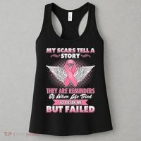 Breast Cancer Awareness My Scars Tell A Story Women's Tank Top thumb 3