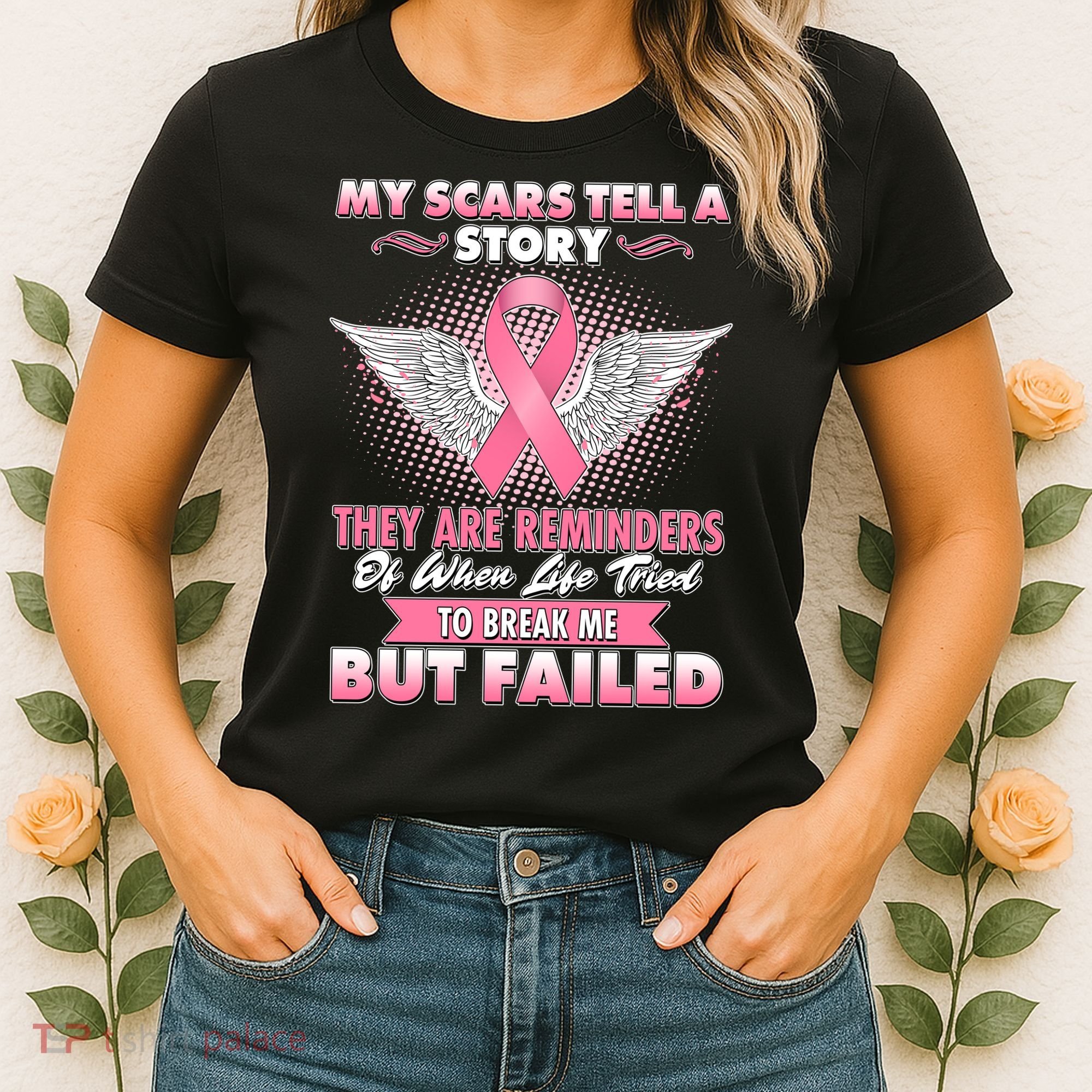 Breast Cancer Awareness My Scars Tell A Story Women's T-Shirt