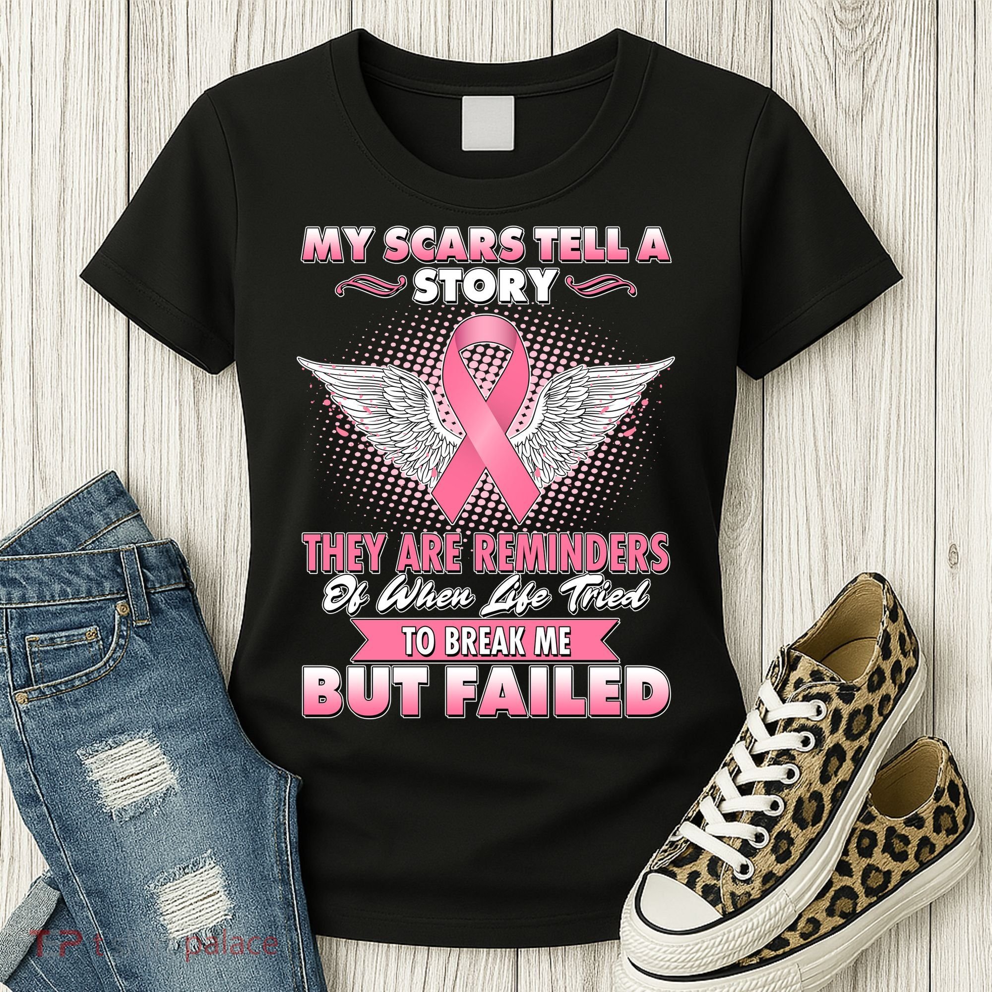 Breast Cancer Awareness My Scars Tell A Story Women's T-Shirt