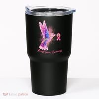 Breast Cancer Awareness Painted Hummingbird Tumbler thumb 0