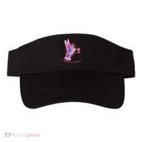 Breast Cancer Awareness Painted Hummingbird Visor thumb 0