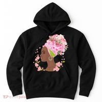 Breast Cancer Awareness Pink Flower Warrior Survivor Hoodie thumb 0