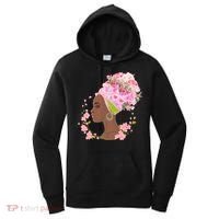 Breast Cancer Awareness Pink Flower Warrior Survivor Women's Hoodie thumb 0