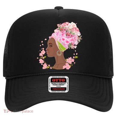 Breast Cancer Awareness Pink Flower Warrior Survivor Hat