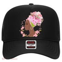 Breast Cancer Awareness Pink Flower Warrior Survivor Hat thumb 0