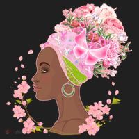 Breast Cancer Awareness Pink Flower Warrior Survivor Hat thumb 2