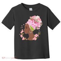 Breast Cancer Awareness Pink Flower Warrior Survivor Toddler T-Shirt thumb 0