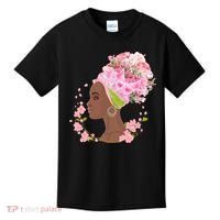 Breast Cancer Awareness Pink Flower Warrior Survivor Kids T-Shirt thumb 0