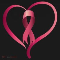 Breast Cancer Awareness Ribbon Heart Mousepad thumb 1