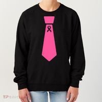 Breast Cancer Awareness Ribbon Tie Women's Sweatshirt thumb 0