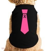 Breast Cancer Awareness Ribbon Tie Doggie Tank thumb 0
