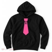 Breast Cancer Awareness Ribbon Tie Hoodie thumb 0