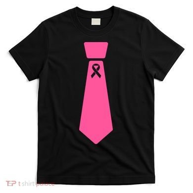 Breast Cancer Awareness Ribbon Tie T-Shirt
