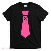Breast Cancer Awareness Ribbon Tie T-Shirt thumb 0