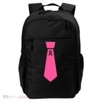 Breast Cancer Awareness Ribbon Tie Backpack thumb 0