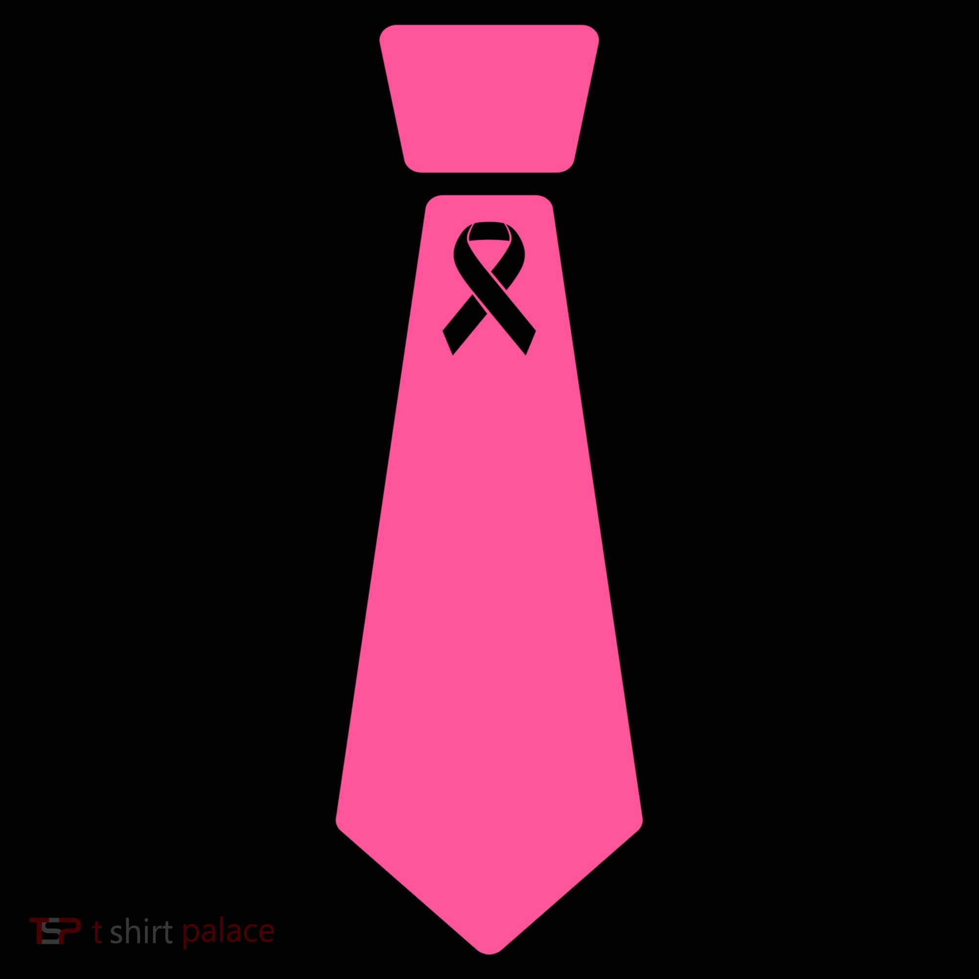 Breast Cancer Awareness Ribbon Tie Mousepad