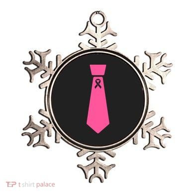 Breast Cancer Awareness Ribbon Tie Ornament