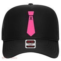 Breast Cancer Awareness Ribbon Tie Hat thumb 0
