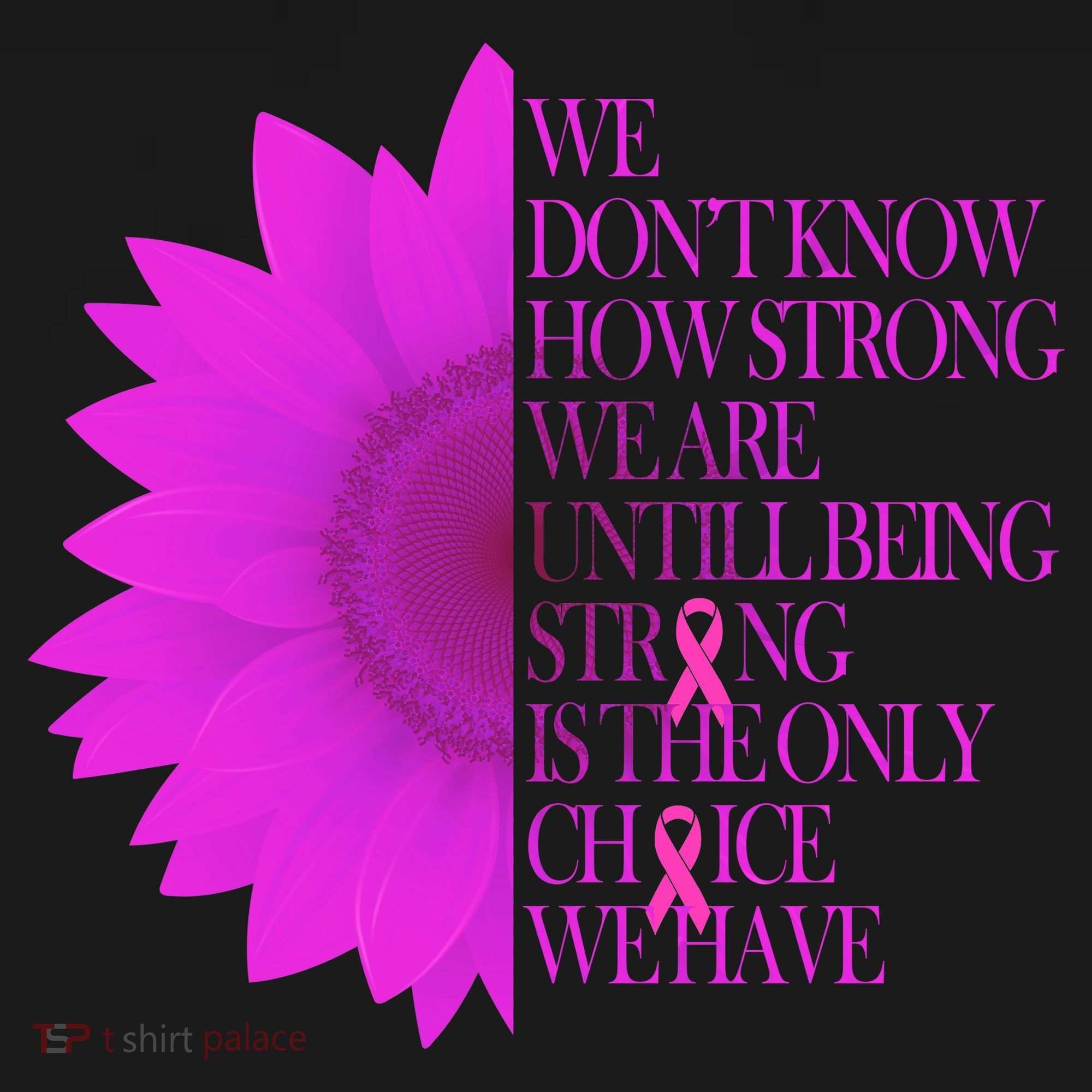 Breast Cancer Awareness Sunflower Quote Sweatshirt
