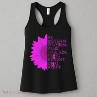 Breast Cancer Awareness Sunflower Quote Women's Tank Top thumb 3