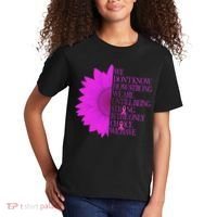 Breast Cancer Awareness Sunflower Quote Kids T-Shirt thumb 2