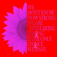 Breast Cancer Awareness Sunflower Quote Santa Hat thumb 1