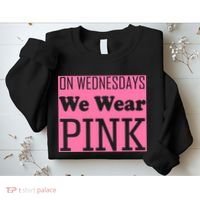Breast Cancer Awareness Wednesdays We Wear Pink Sweatshirt thumb 2