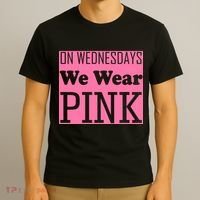 Breast Cancer Awareness Wednesdays We Wear Pink T-Shirt thumb 3